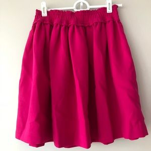 NWT Kate Spade pocket hot pink skirt